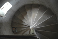 stone spiral staircase